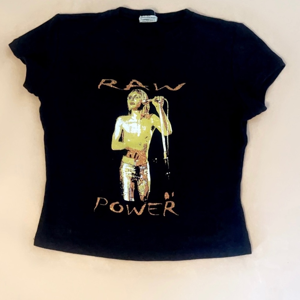 Women’s crop top/ Mini tee Cotten vintage tee